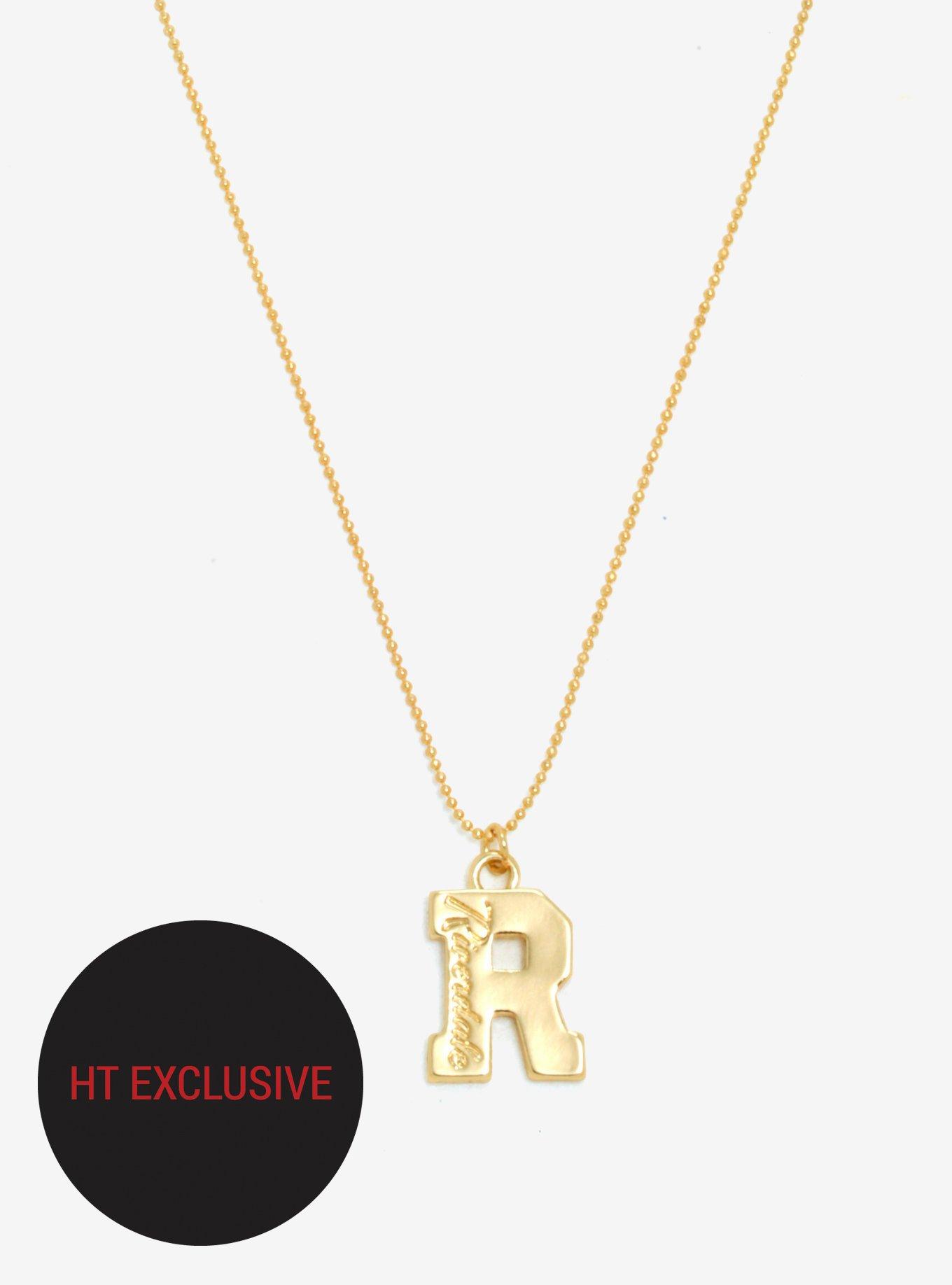 Riverdale Varsity R Necklace Hot Topic Exclusive, , hi-res