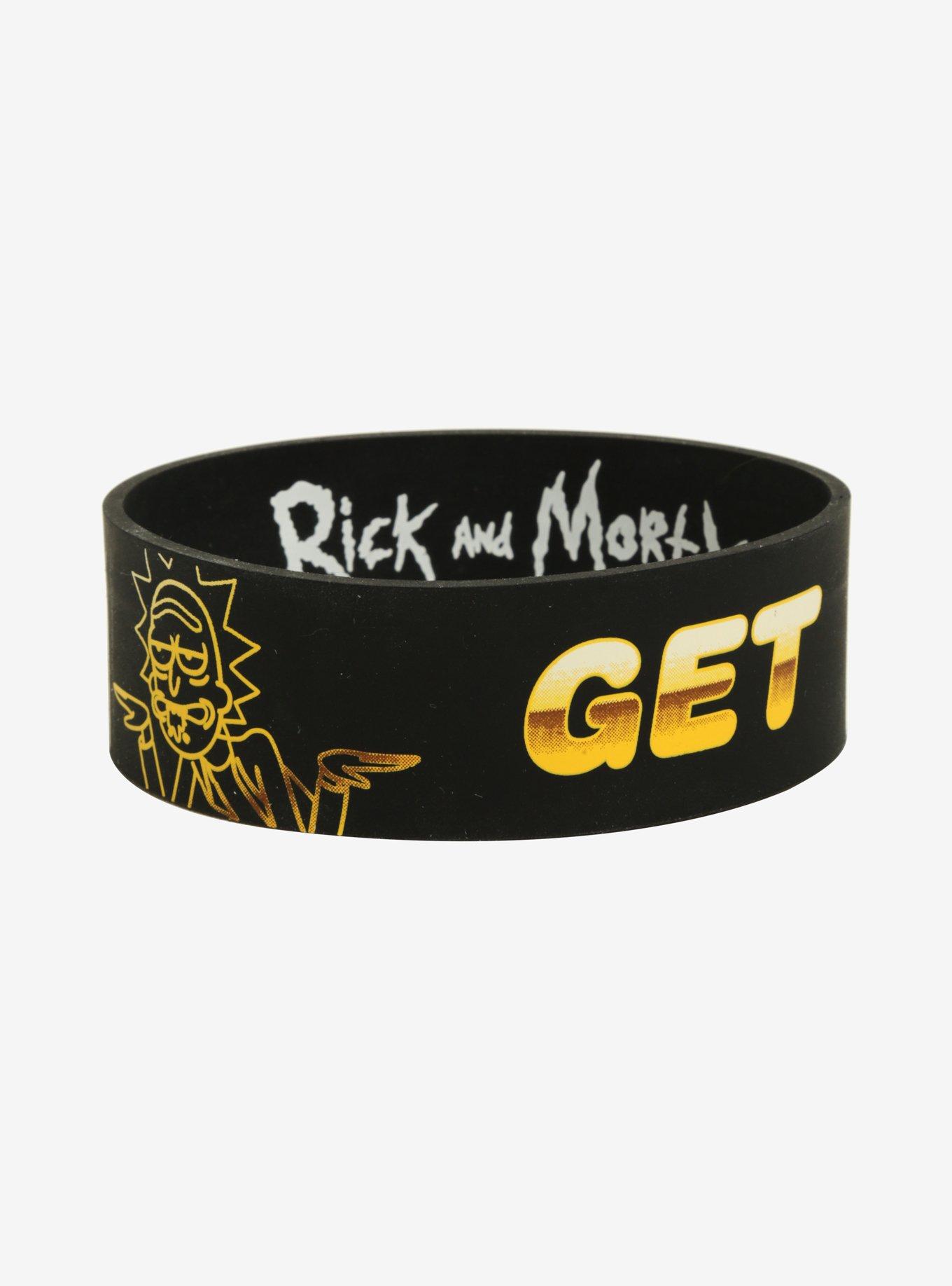 Rick And Morty Get Schwifty Rubber Bracelet, , hi-res