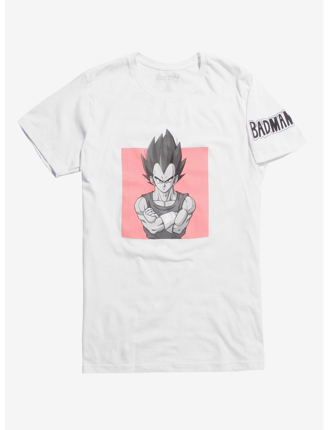 Dragon Ball Z Vegeta Badman T-Shirt, WHITE, hi-res