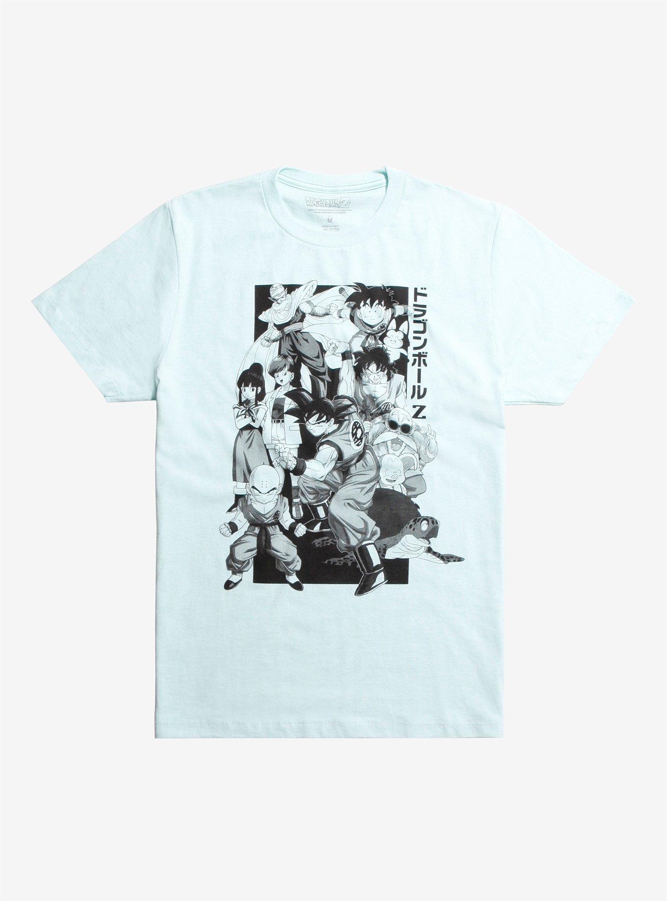 Dragon Ball Z Group T-Shirt, TEAL, hi-res