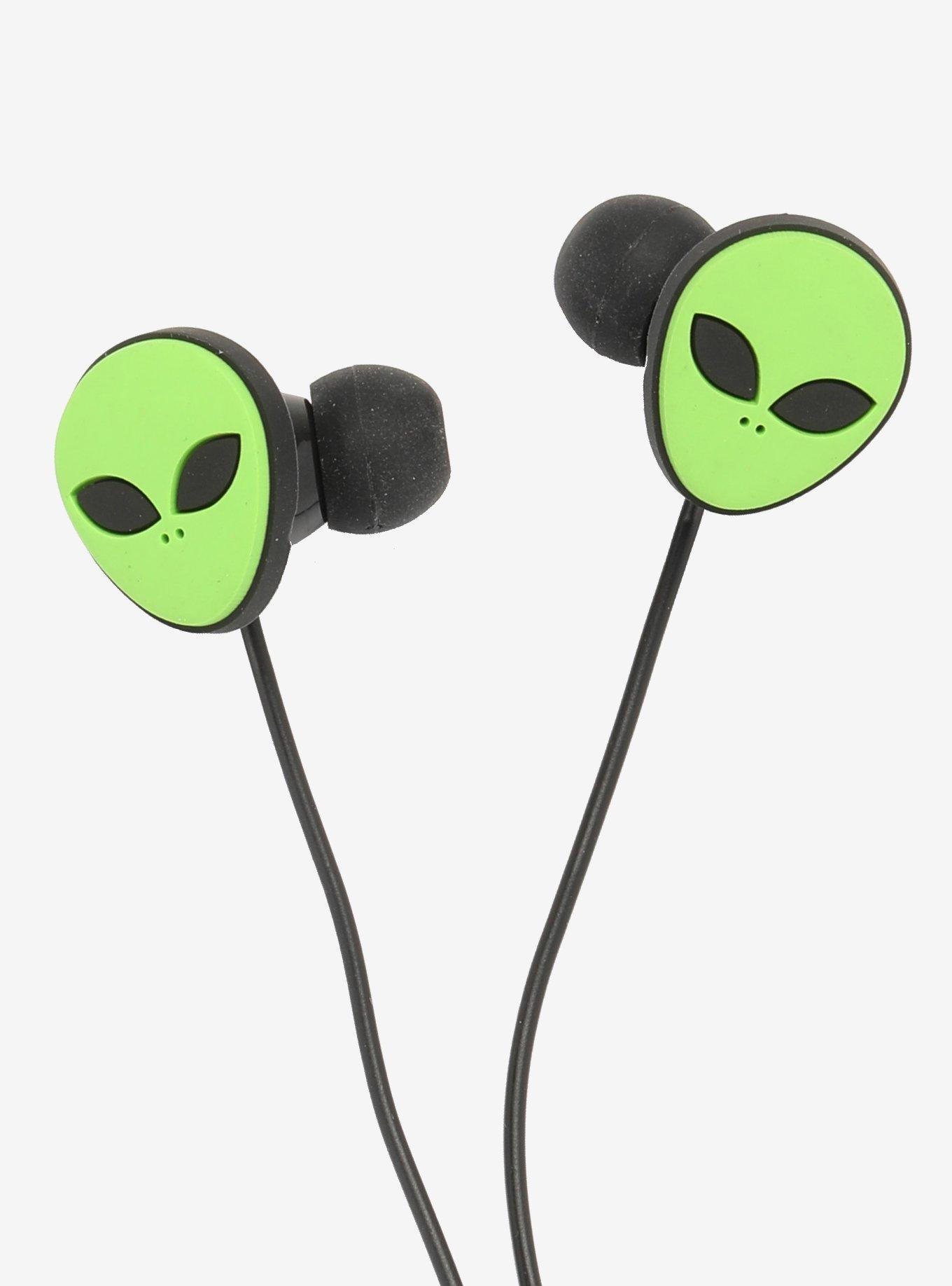 Alien Head Silicone Earbuds, , hi-res
