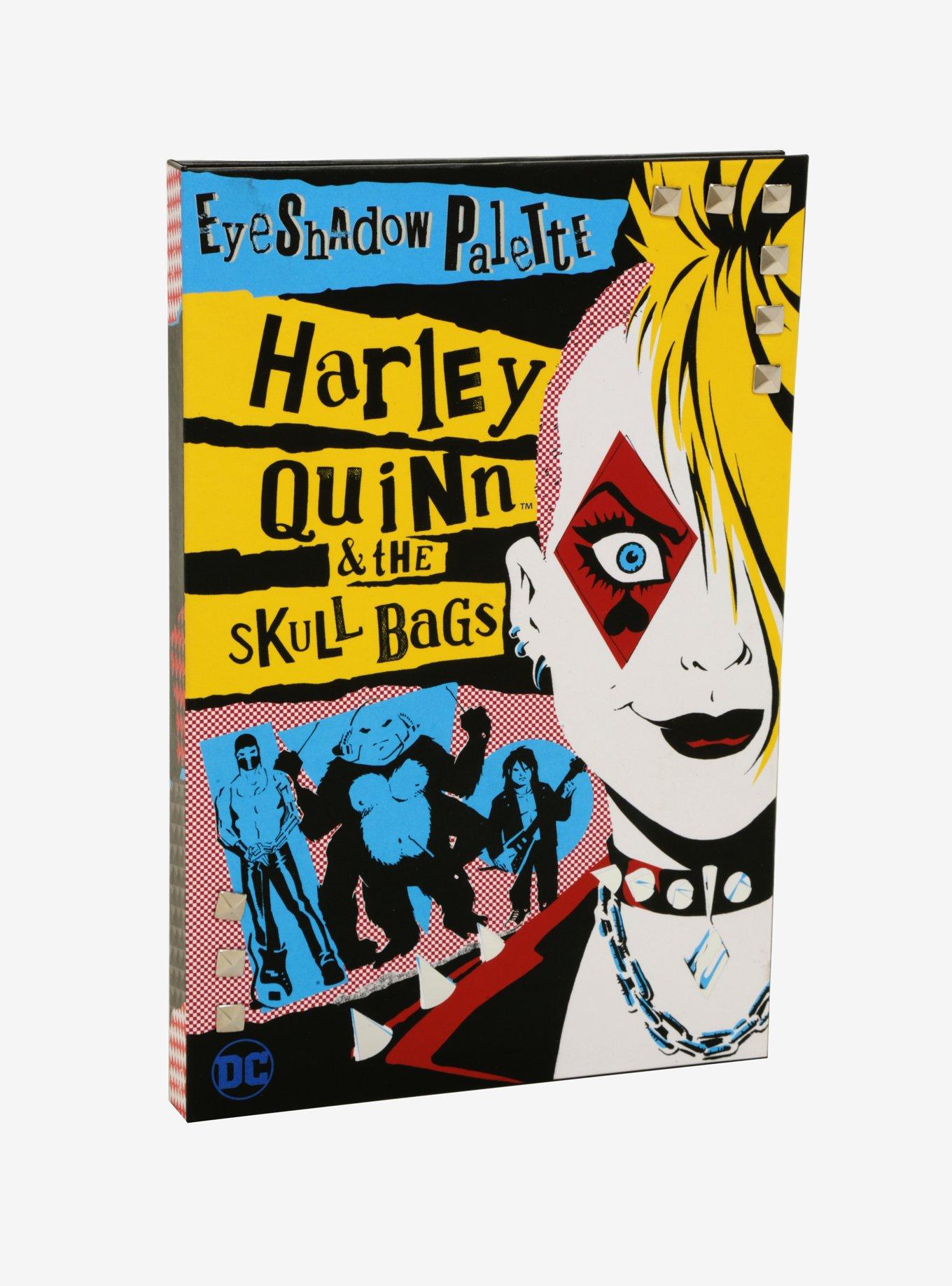 DC Comics Harley Quinn And The Skull Bags Eyeshadow Palette, , hi-res