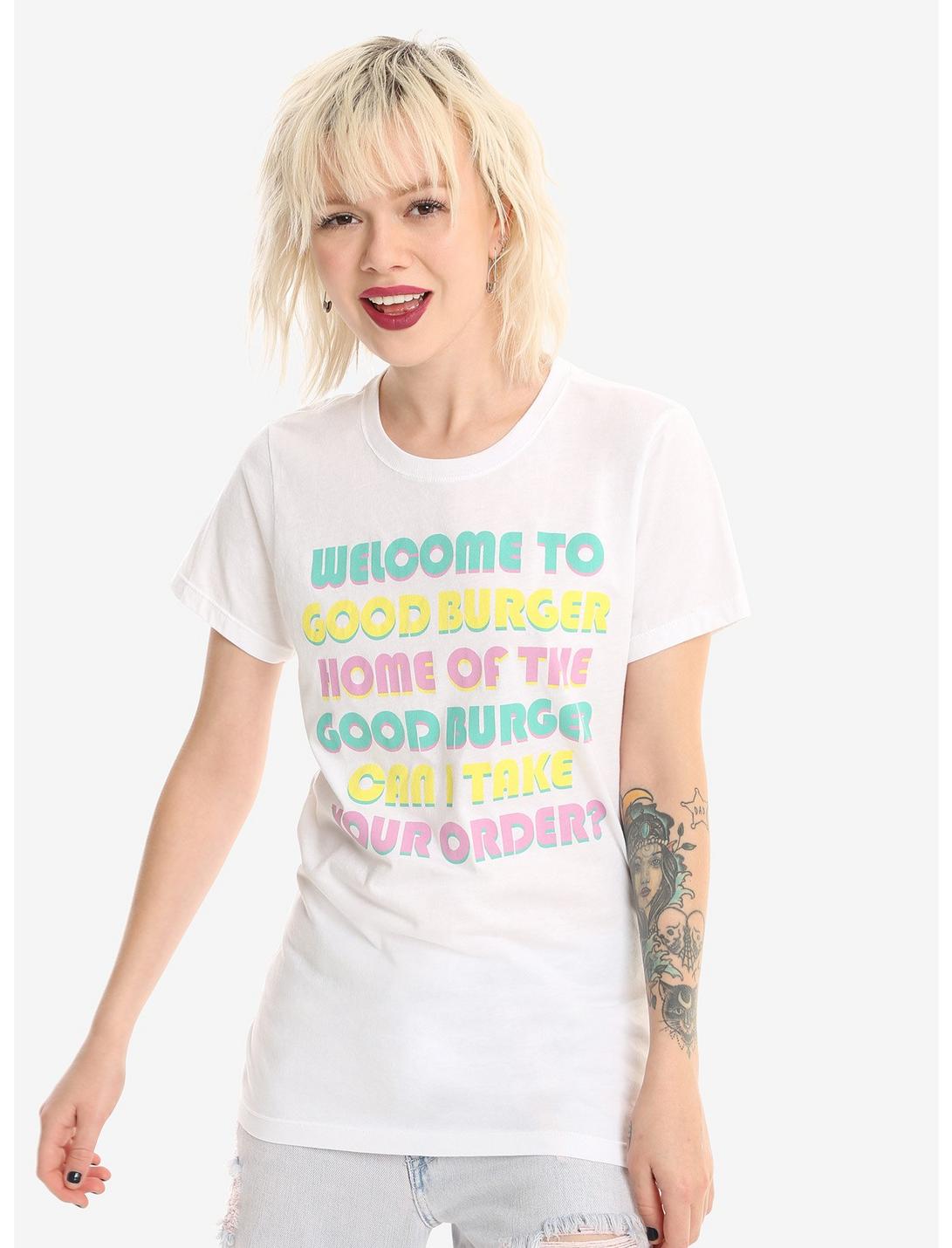 Nickelodeon Good Burger Order Girls T-Shirt, WHITE, hi-res