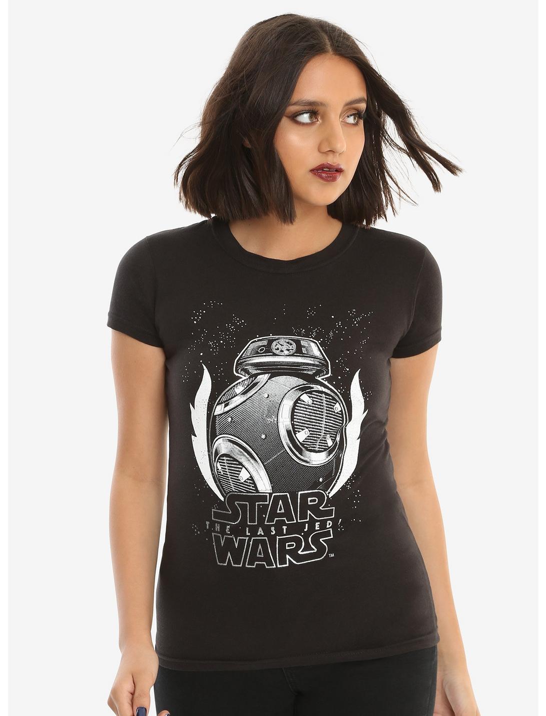 Star Wars: The Last Jedi BB-9E Girls T-Shirt, BLACK, hi-res