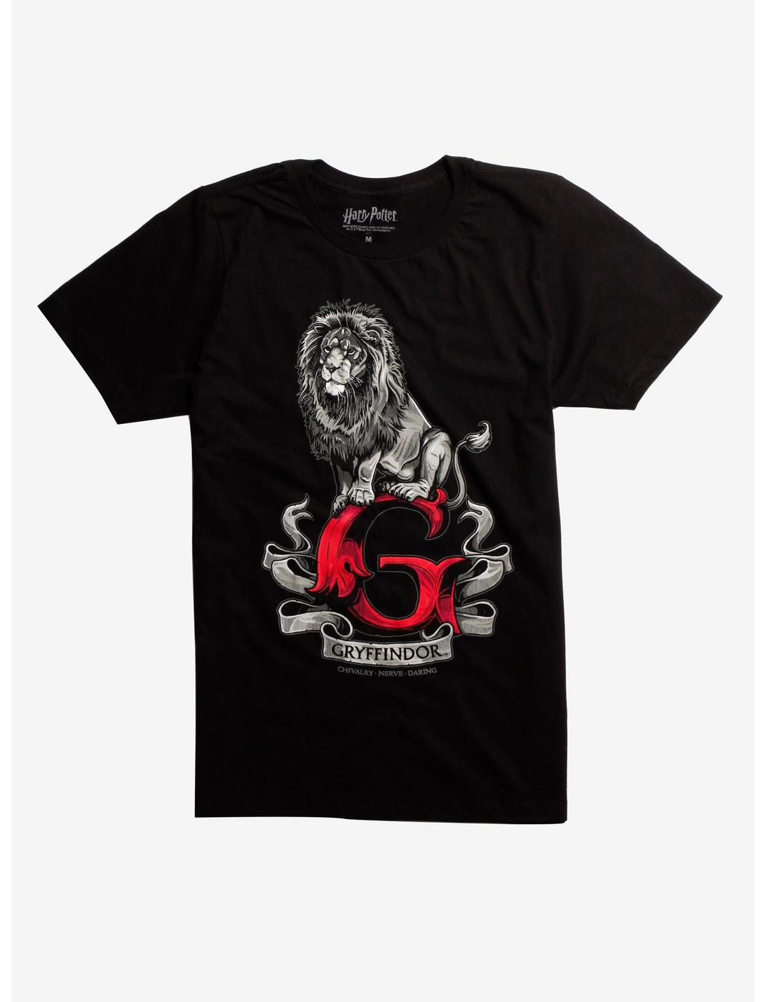 Harry Potter Gryffindor G Logo T-Shirt, BLACK, hi-res
