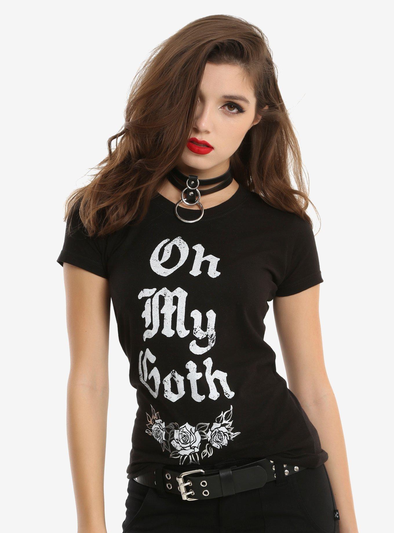 Oh My Goth Girls T-Shirt, BLACK, hi-res