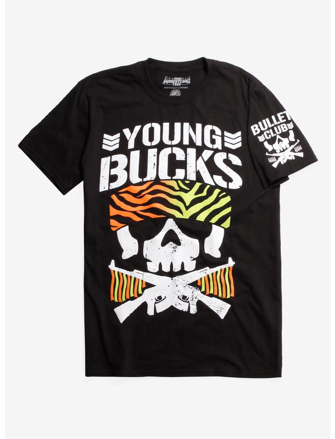 New Japan Pro-Wrestling Bullet Club Young Bucks Limited T-Shirt, BLACK, hi-res