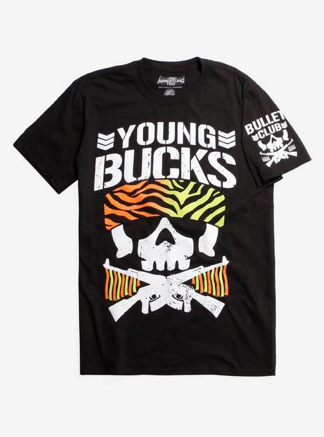 Vintage Young Bucks Bullet Club Wrestling Tshirt Mens Large