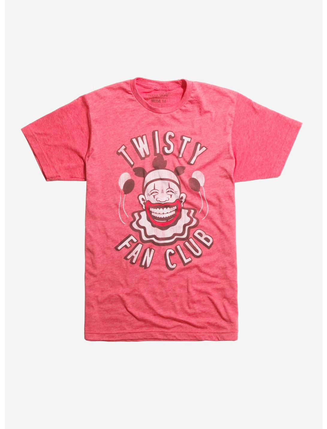 American Horror Story: Freak Show Twisty Fan Club T-Shirt, RED, hi-res