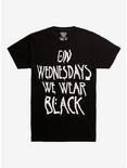 American Horror Story: Coven Wednesdays We Wear Black T-Shirt, BLACK, hi-res