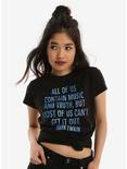 Mark Twain Music & Truth Girls T-Shirt, BLACK, hi-res
