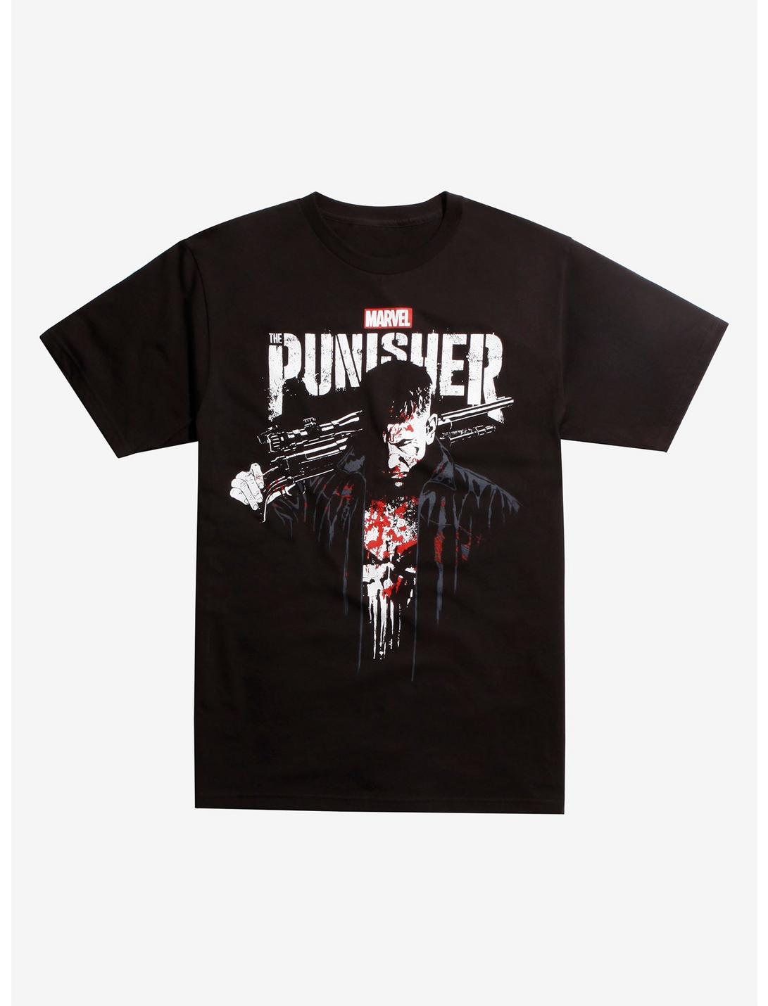Marvel The Punisher Teaser Art T-Shirt, BLACK, hi-res
