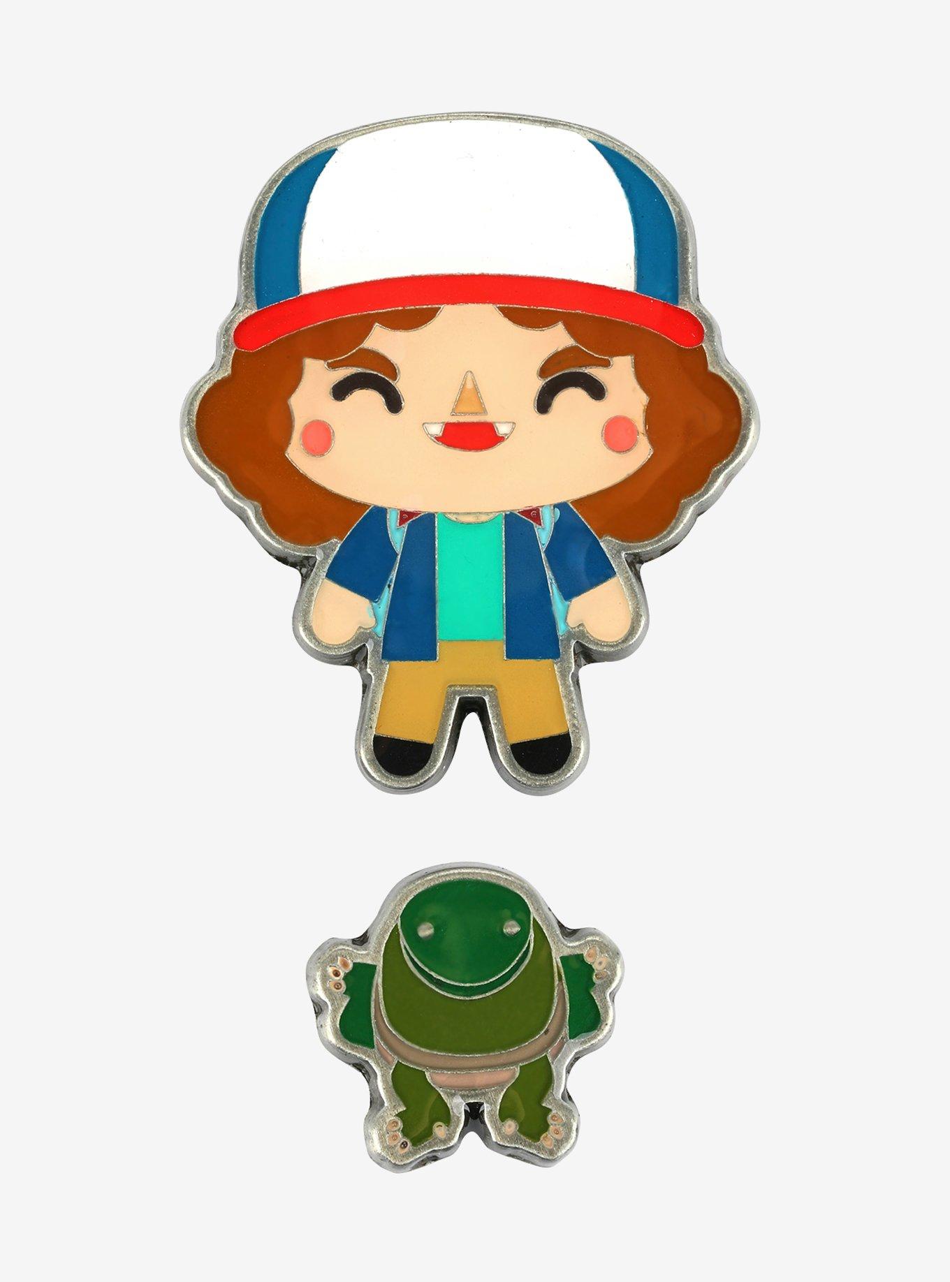 Stranger Things Dustin & Dart Enamel Pin Set, , hi-res