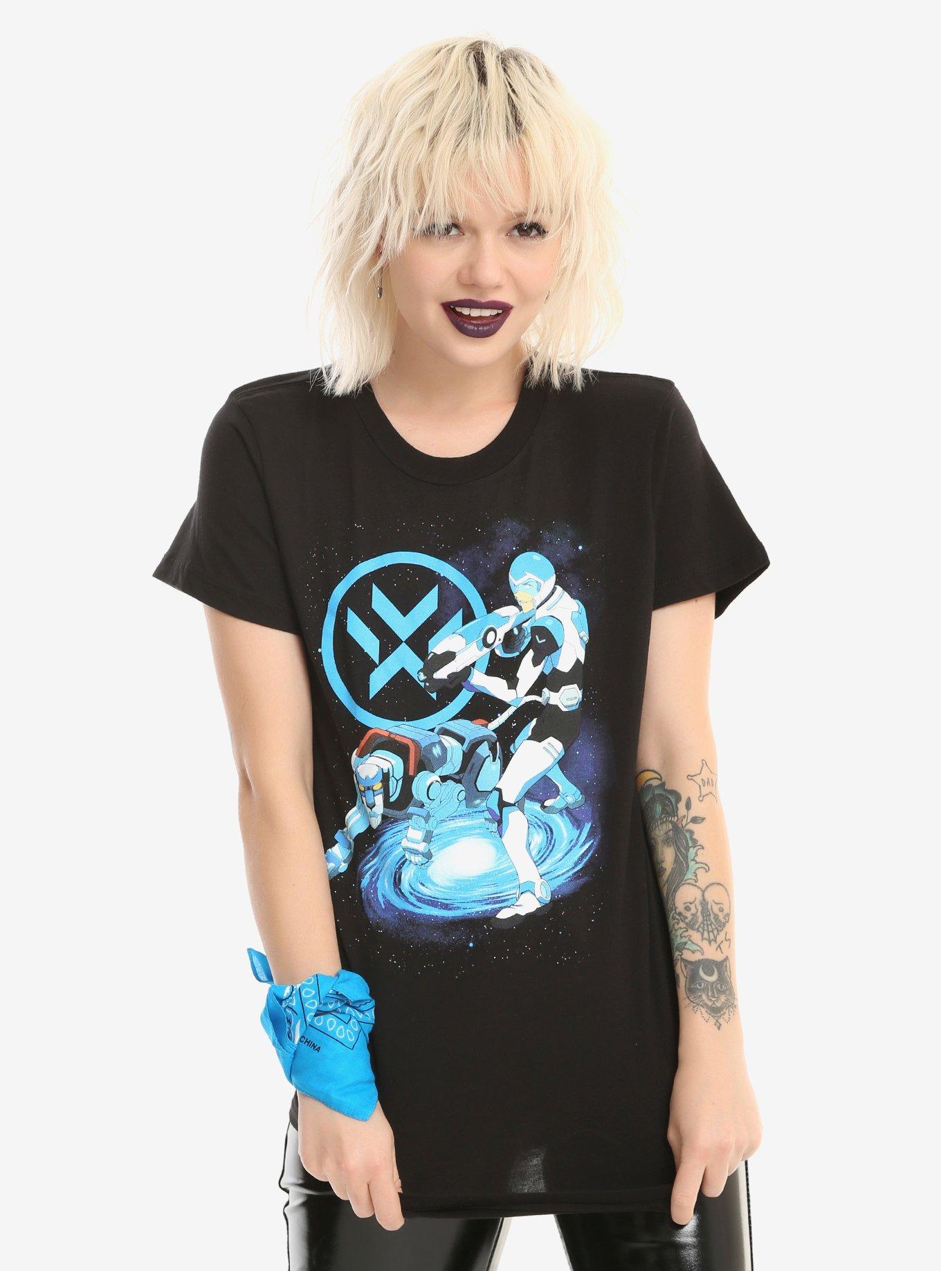 Voltron: Legendary Defender Lance Blue Lion Girls T-Shirt, BLACK, hi-res