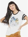 Her Universe Star Wars Droids Girls Athletic T-Shirt, WHITE, hi-res