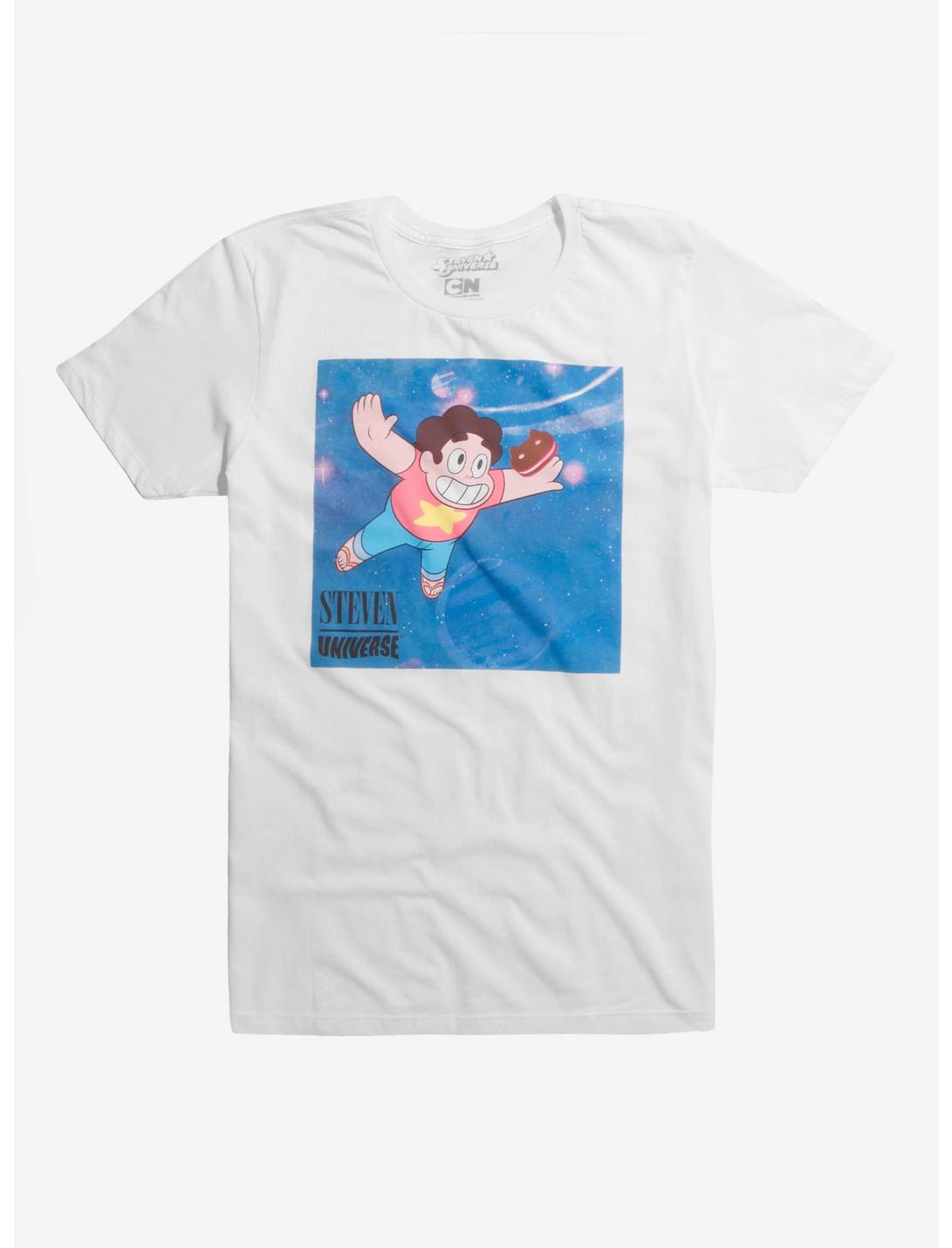 Steven Universe Floating In Space T-Shirt, WHITE, hi-res