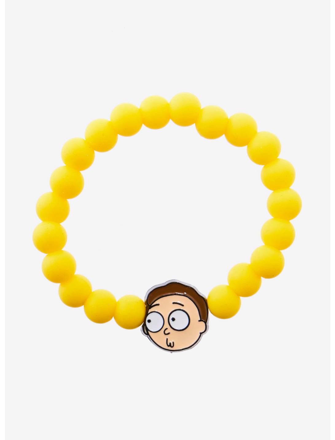 Rick And Morty Morty Beaded Bracelet - BoxLunch Exclusive, , hi-res