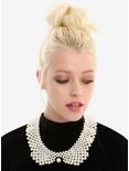 Blackheart Pearl Collar Necklace, , hi-res