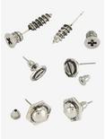Screws & Bolts Tunnel And Stud Earring Set, , hi-res