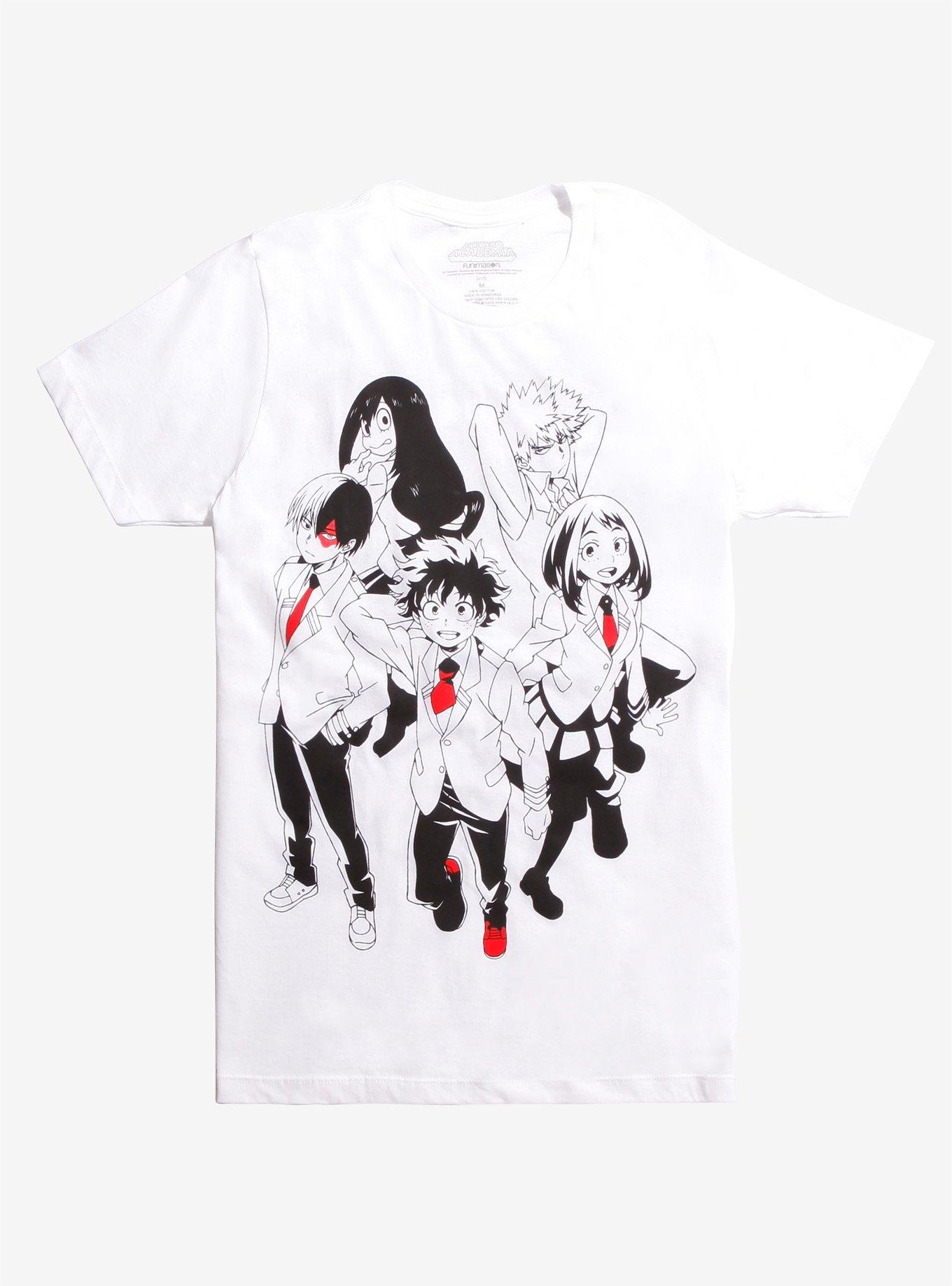 My Hero Academia U.A. Students T-shirt, WHITE, hi-res