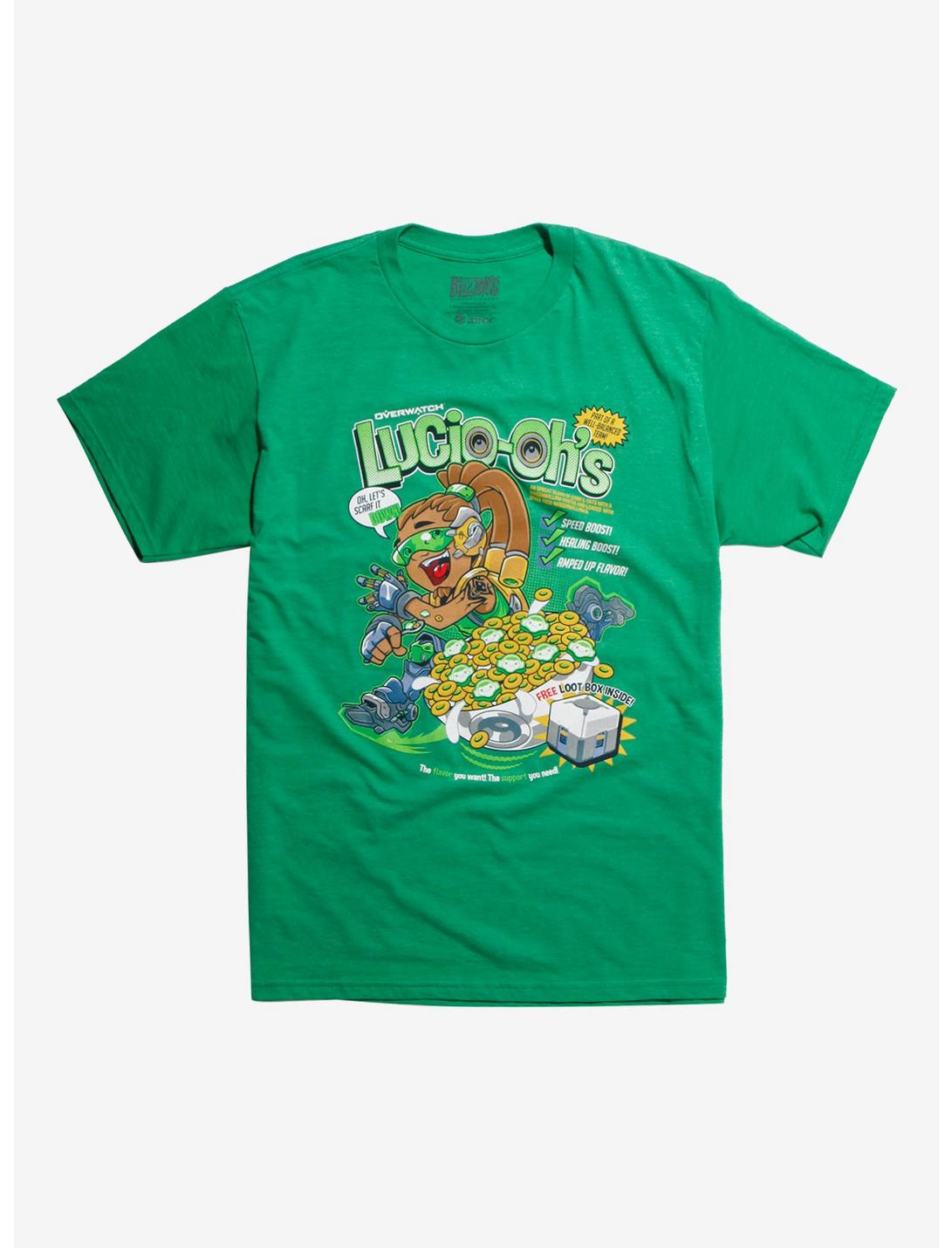 Overwatch Lucio-Oh's Lucio T-Shirt, GREEN, hi-res