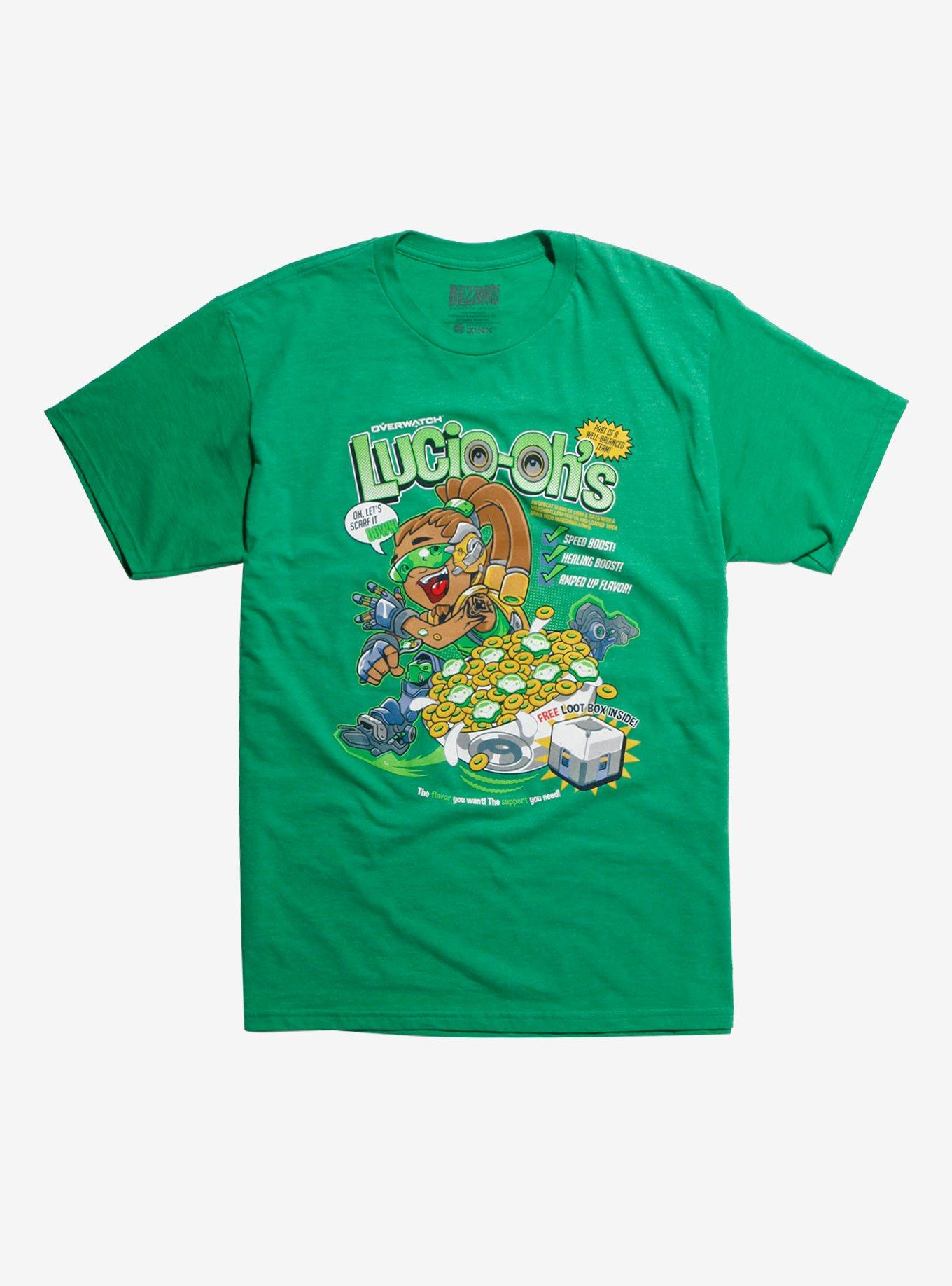 Overwatch Lucio-Oh's Lucio T-Shirt, GREEN, hi-res