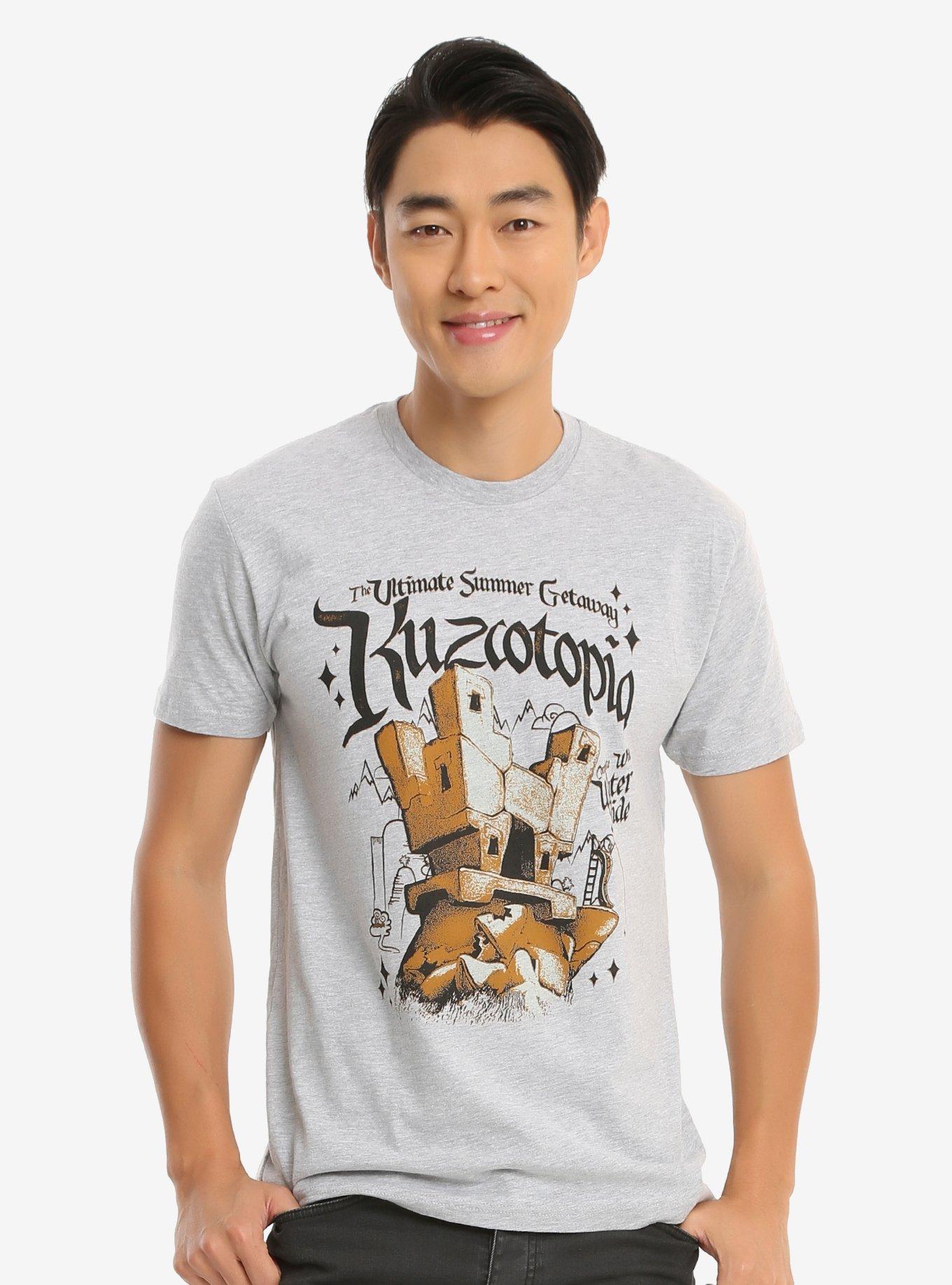 Disney The Emperor's New Groove Kuzcotopia T-Shirt - BoxLunch Exclusive, GREY, hi-res