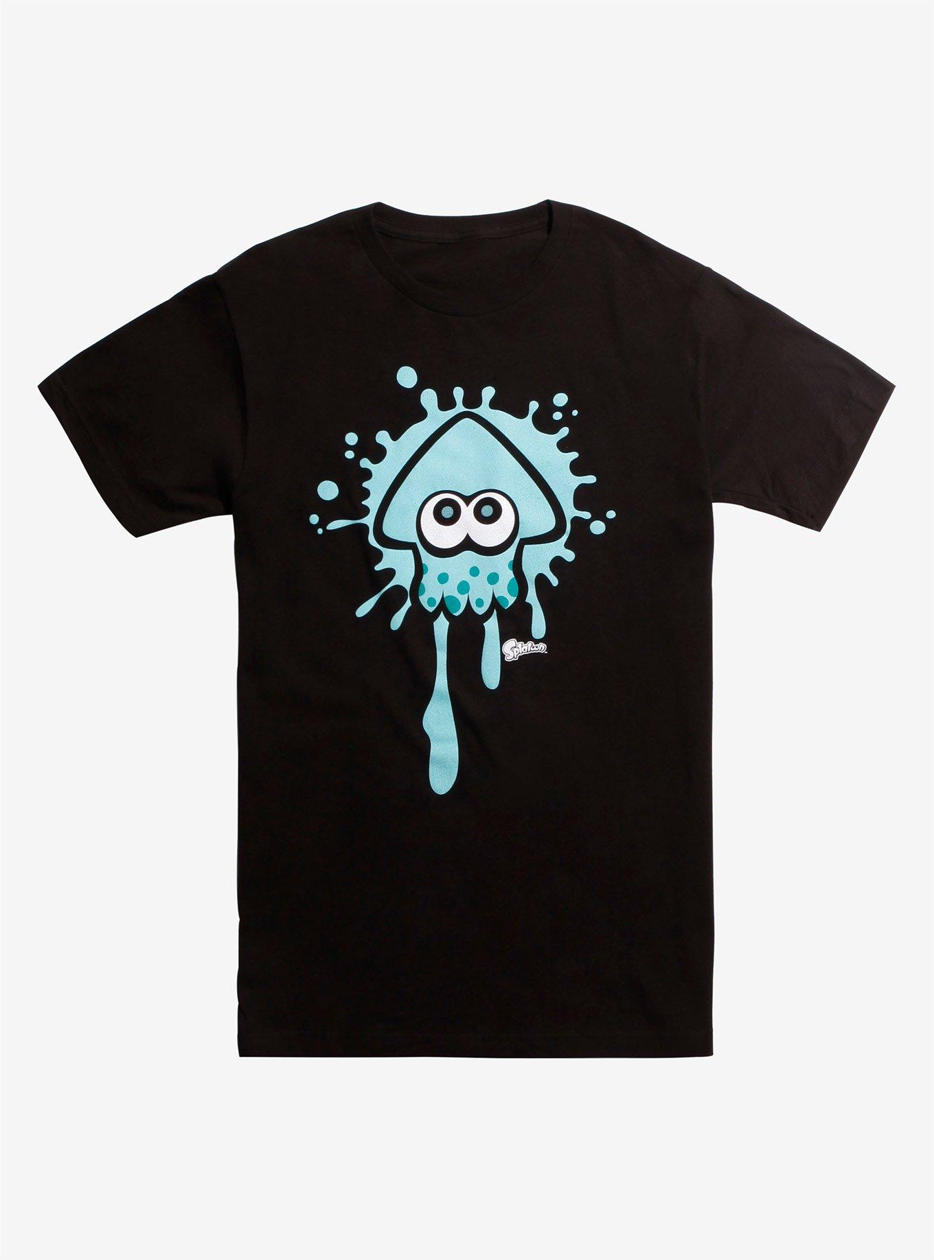 Splatoon Inkling Squid T-Shirt, BLACK, hi-res