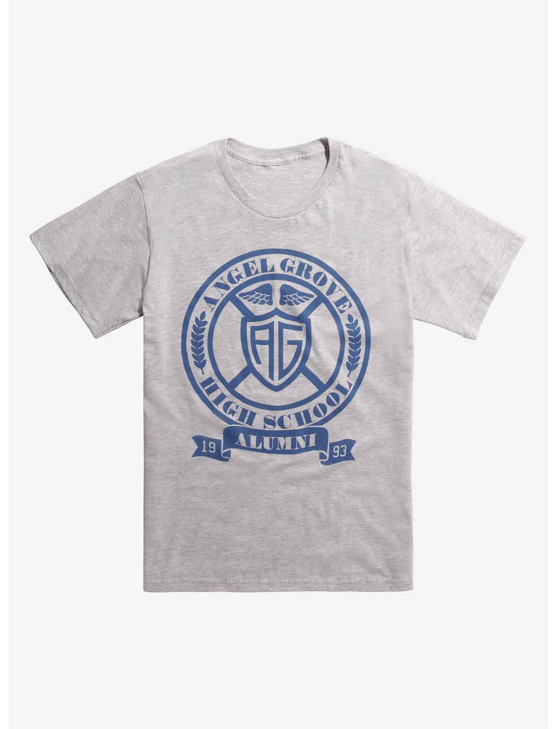 Mighty Morphin Power Rangers Angel Grove Alumni T-Shirt, HEATHER GREY, hi-res