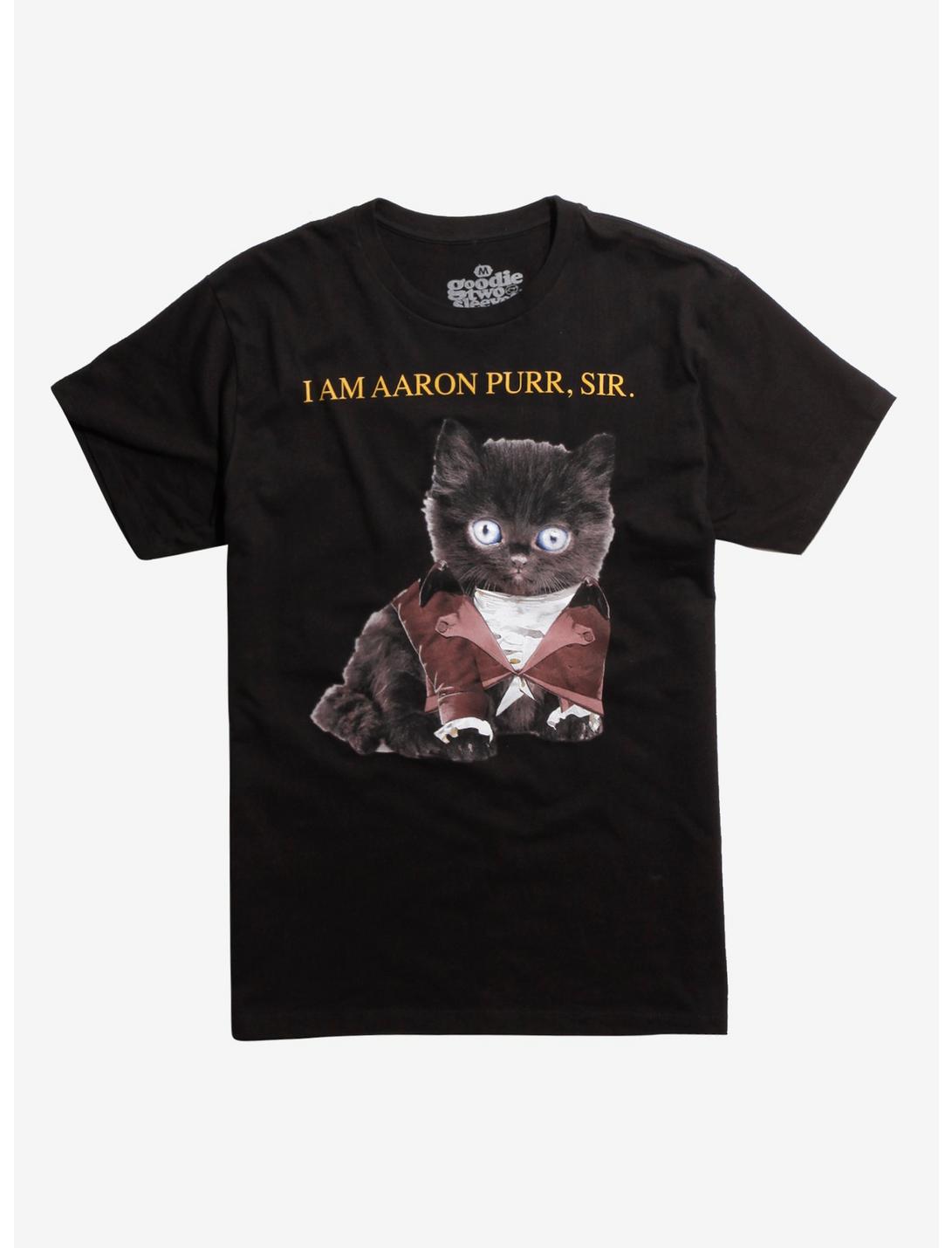 Aaron Purr T-Shirt, BLACK, hi-res