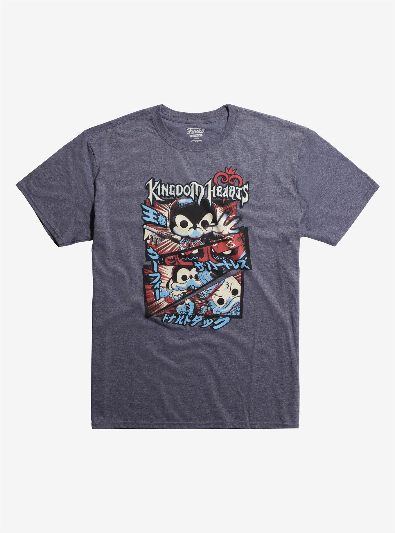 Funko Disney Kindom Hearts Comic Pop! T-Shirt, NAVY, hi-res