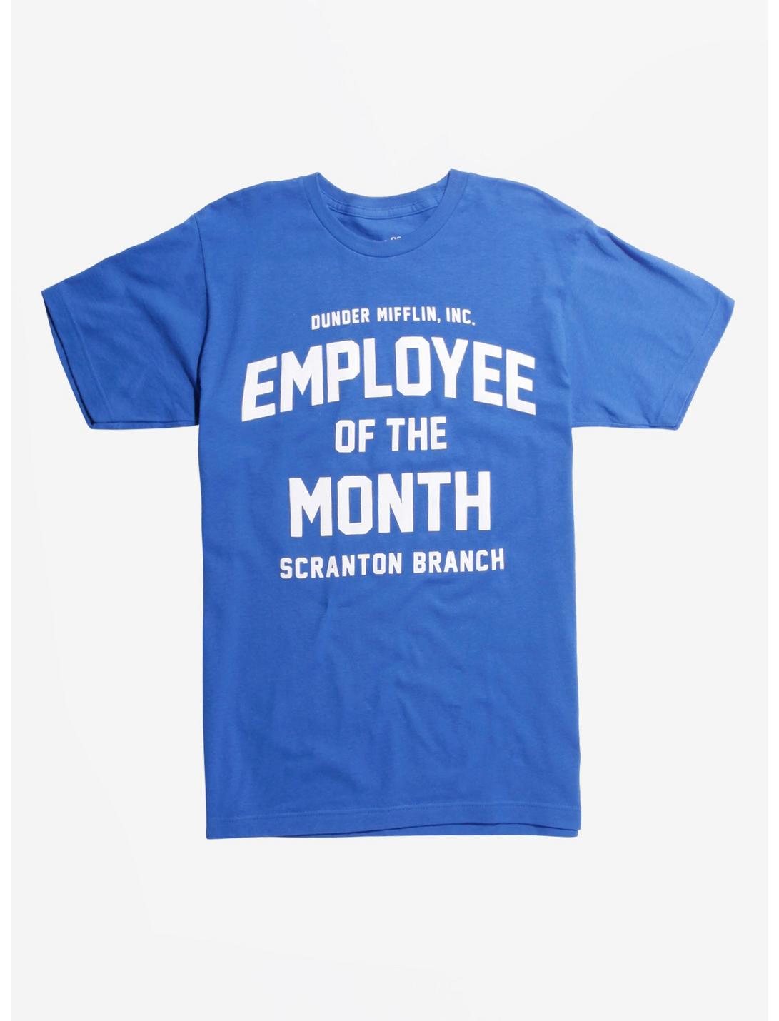 The Office Employee Of The Month T-Shirt, BLUE, hi-res