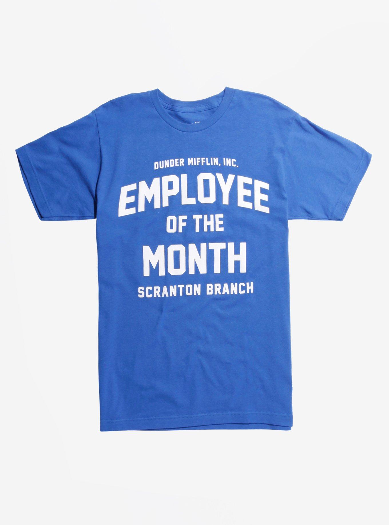 The Office Employee Of The Month T-Shirt, BLUE, hi-res