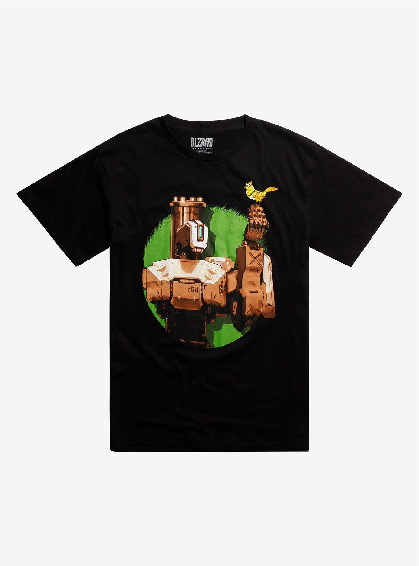 Overwatch Peacekeeper Bastion T-Shirt, GREEN, hi-res