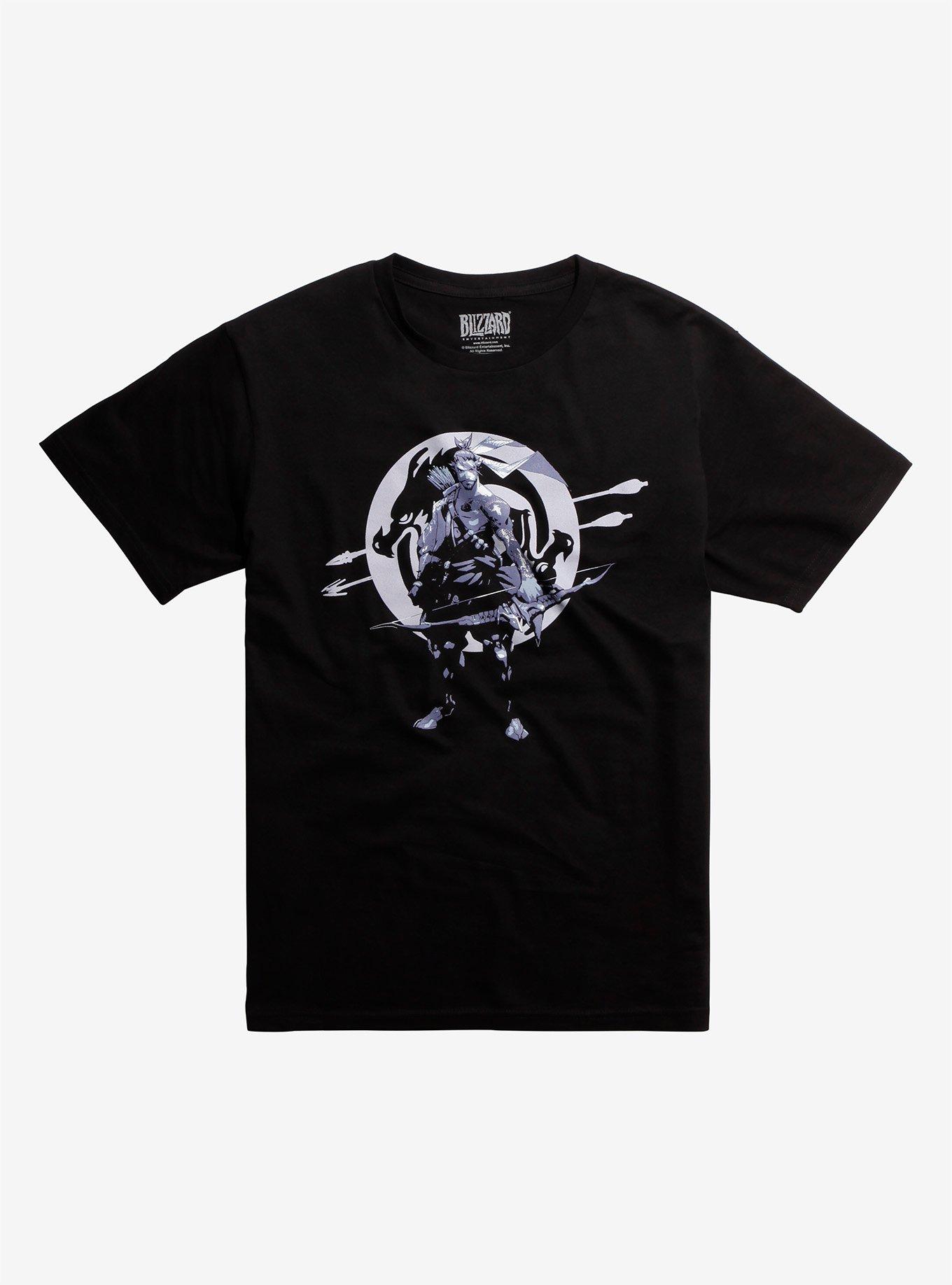 Overwatch Redemption Through Honor Hanzo T-Shirt, NAVY, hi-res