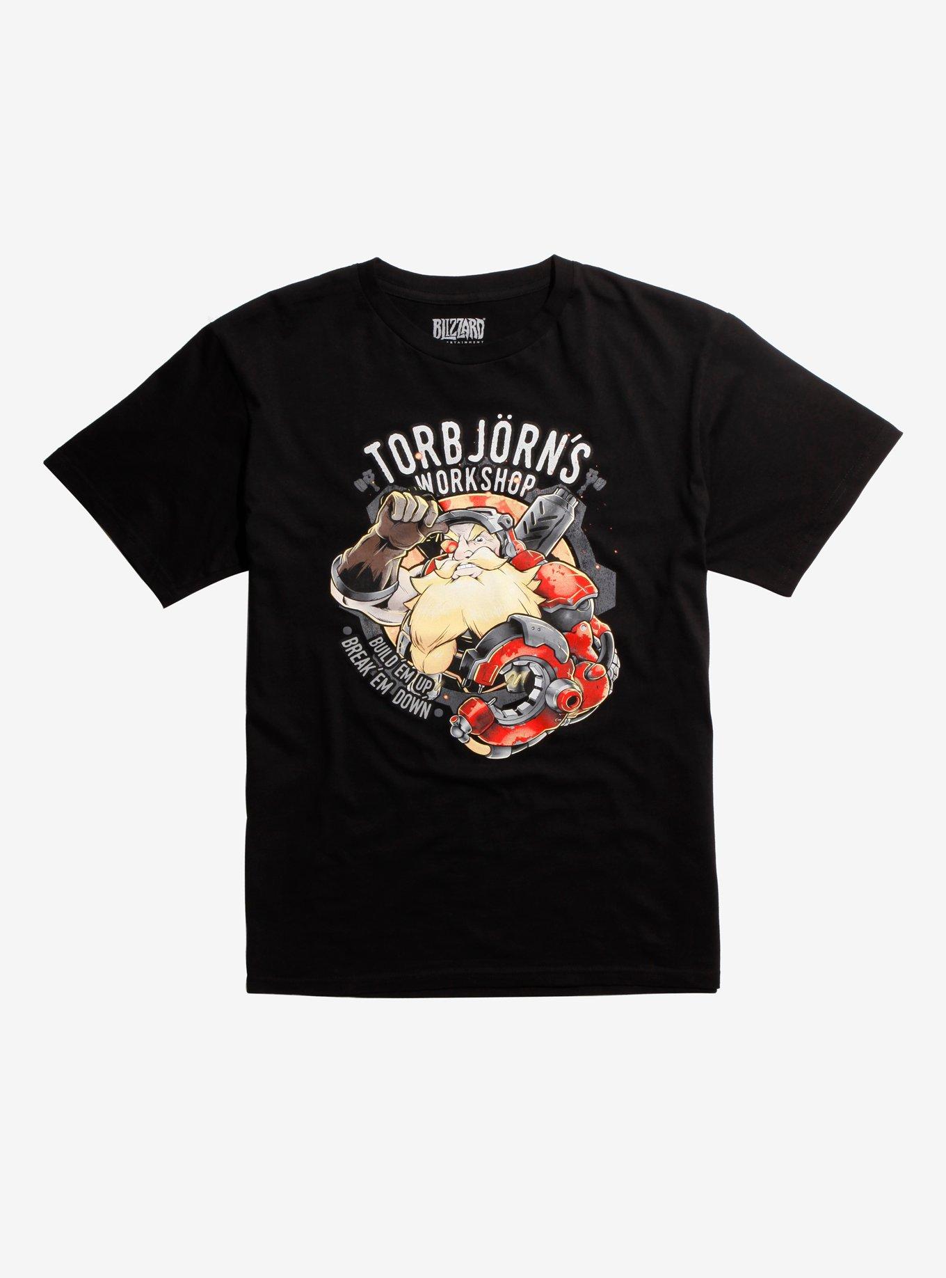 Overwatch Torbjorn's Workshop T-Shirt, BLACK, hi-res