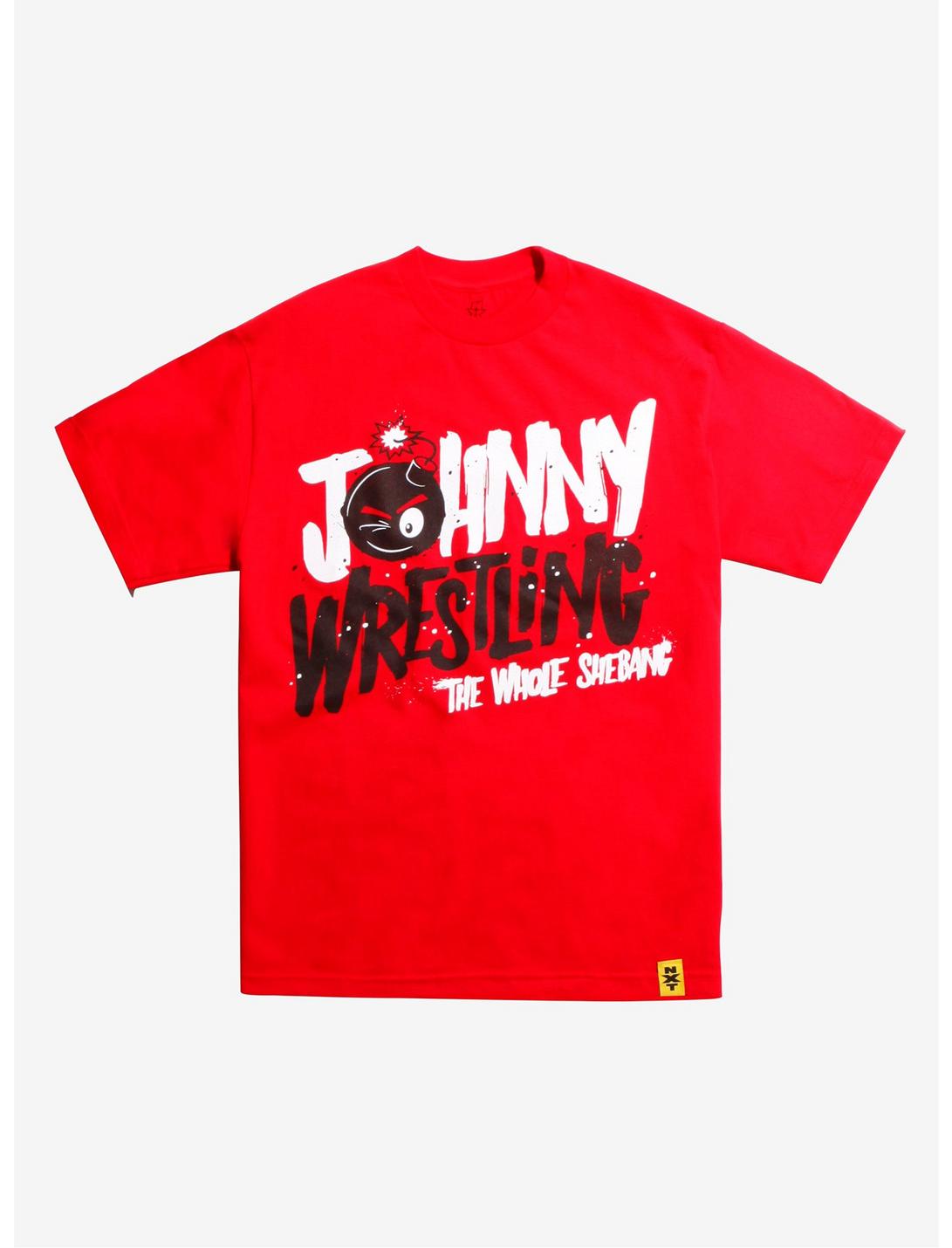 WWE Johnny Gargano Johnny Wrestling T-Shirt, RED, hi-res