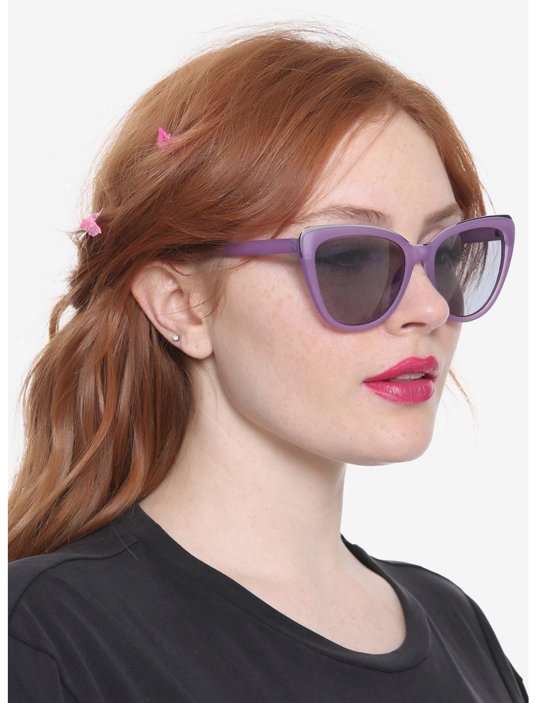 Lavender Large Retro Sunglasses, , hi-res