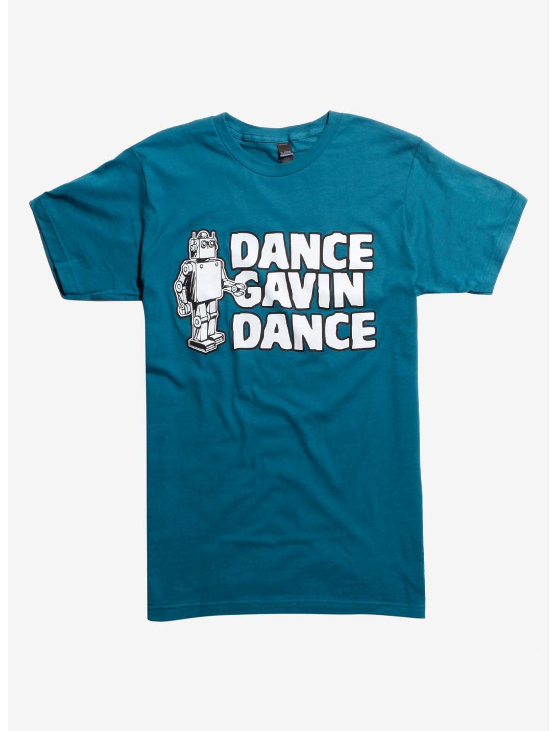 Dance Gavin Dance Robot Logo T-Shirt, BLACK, hi-res