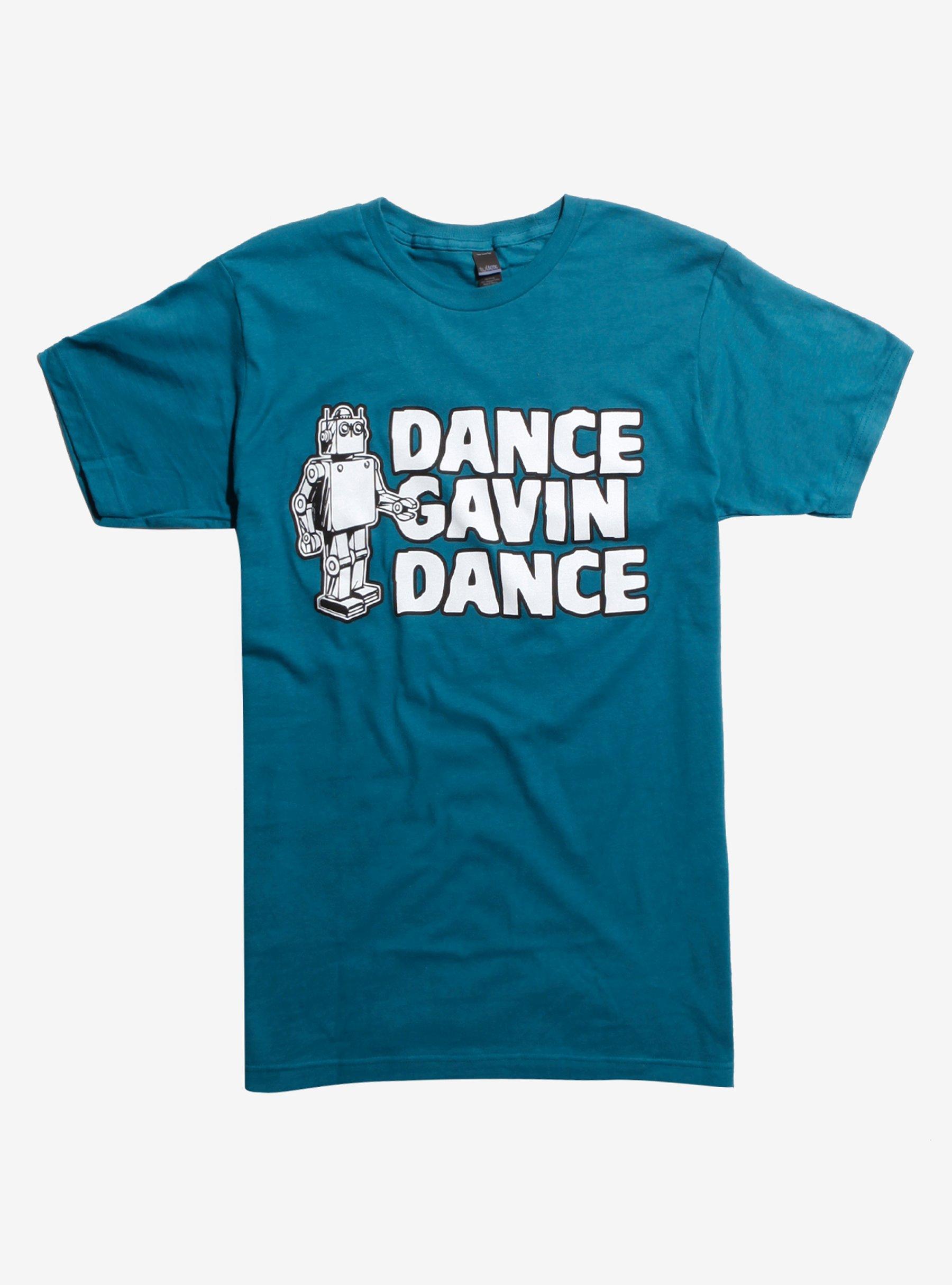 Dance Gavin Dance Robot Logo T-Shirt, BLACK, hi-res