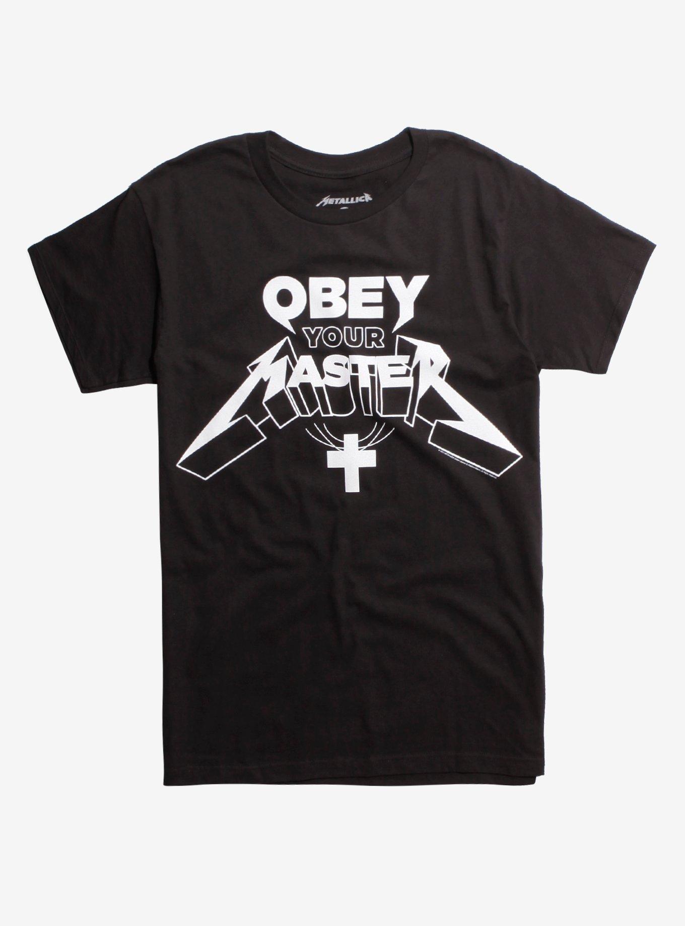 Metallica Obey Your Master T-Shirt, BLACK, hi-res