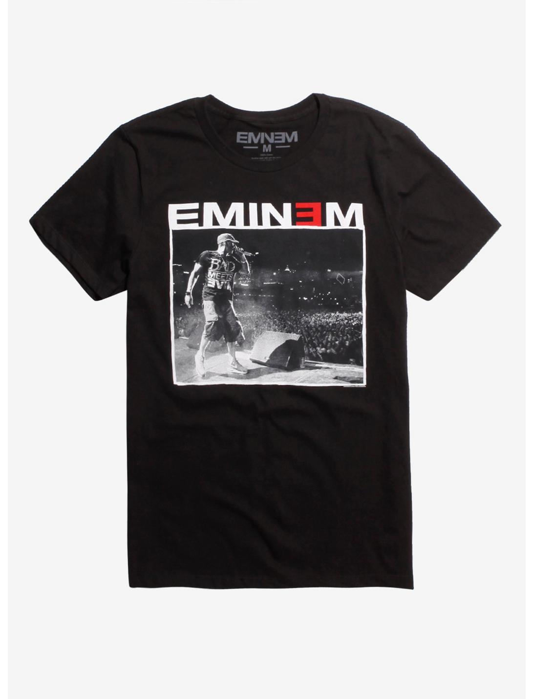 Eminem Live Photo T-Shirt, BLACK, hi-res