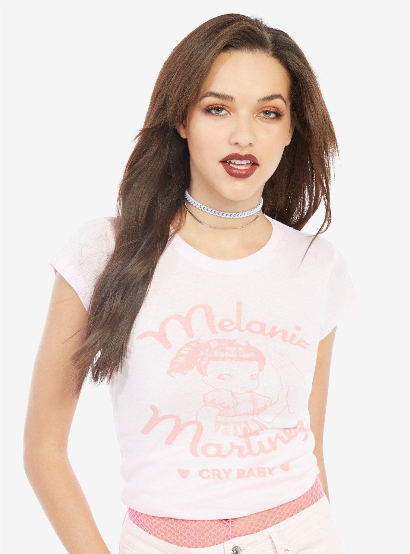 Melanie Martinez Cry Baby Bottle Girls T-Shirt, PINK, hi-res