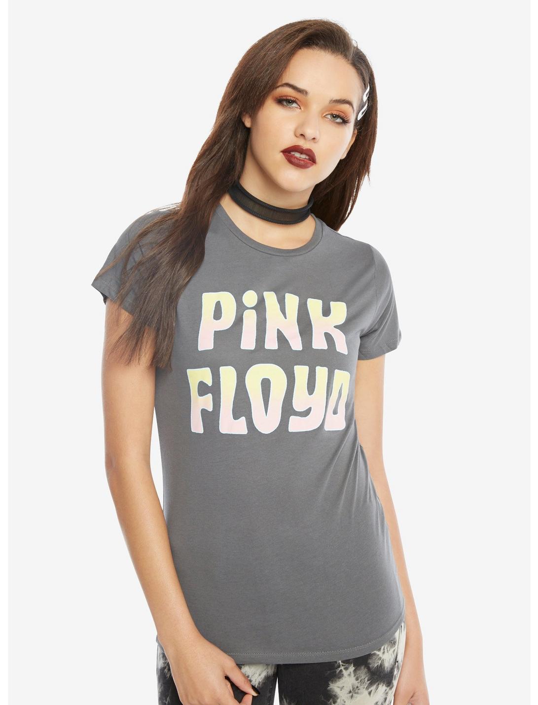 Pink Floyd Vintage Logo Girls T-Shirt, BLACK, hi-res