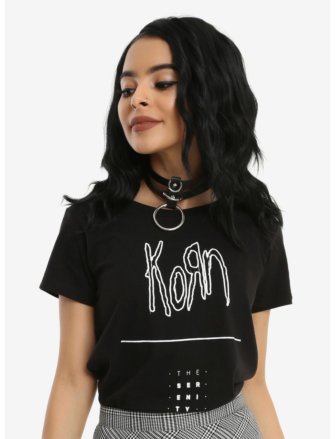 Korn The Serenity Of Suffering Girls T-Shirt, BLACK, hi-res