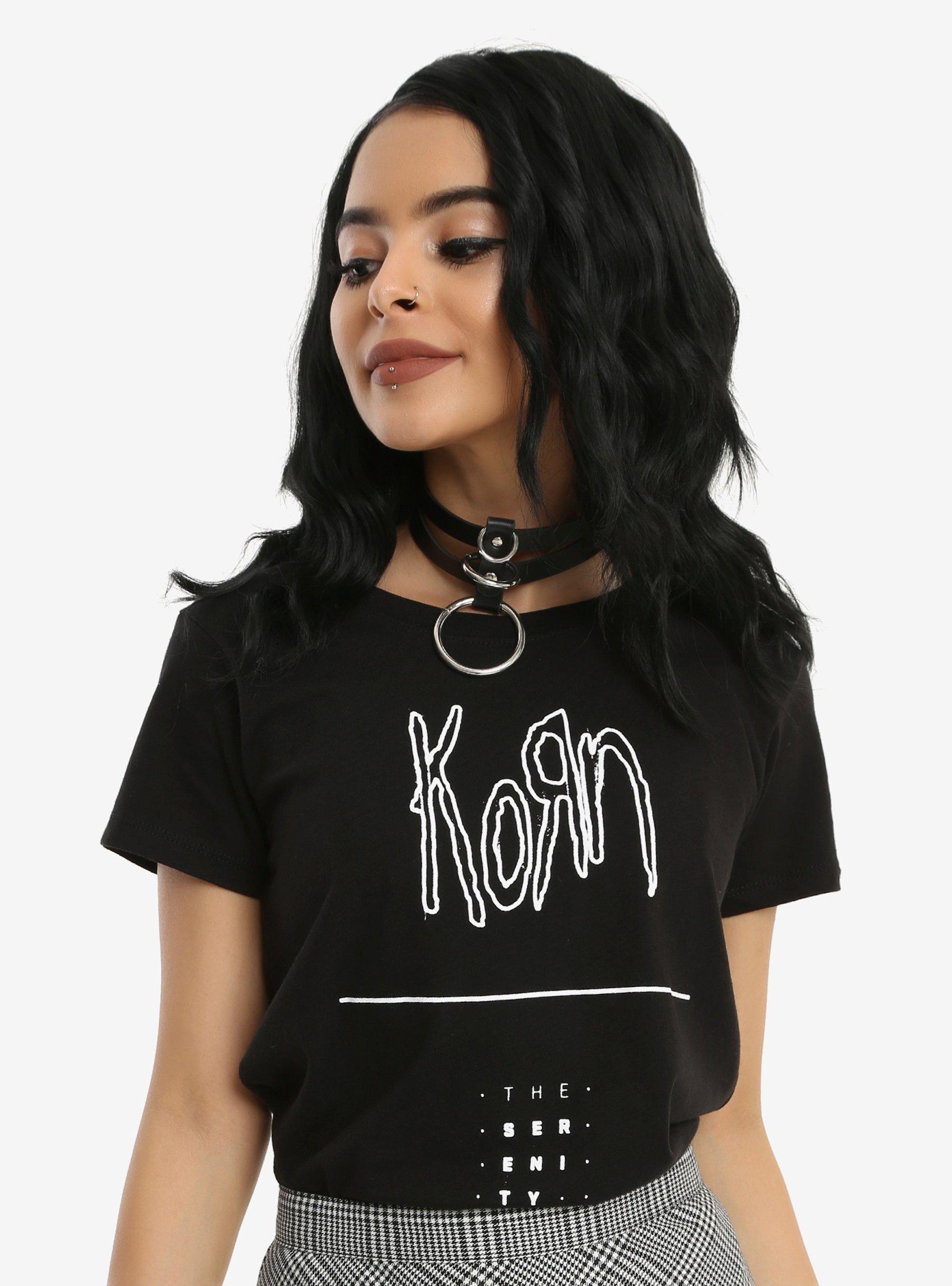 Korn The Serenity Of Suffering Girls T-Shirt, BLACK, hi-res