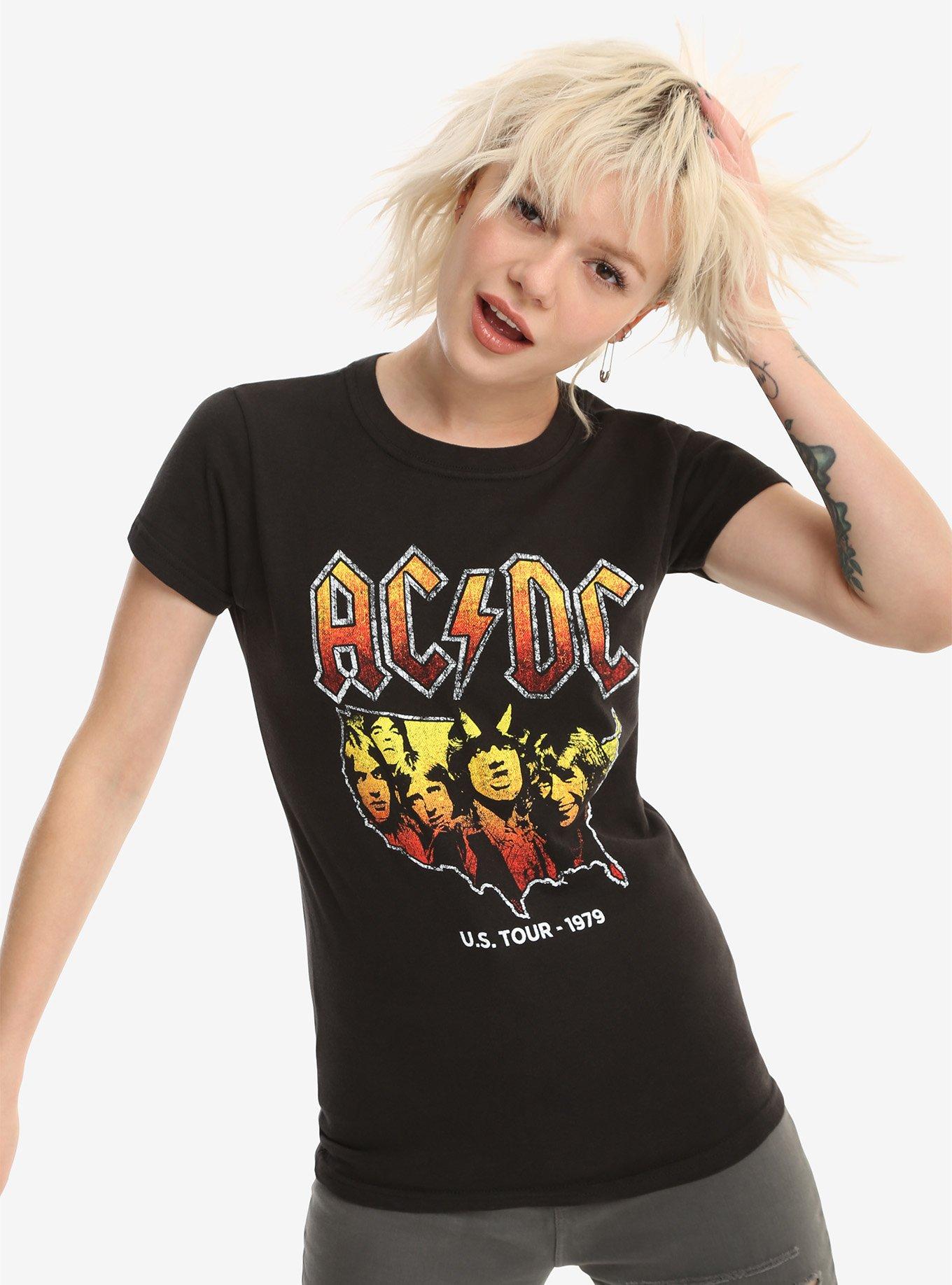 AC/DC U.S. Tour 1979 Girls T-Shirt | Hot Topic