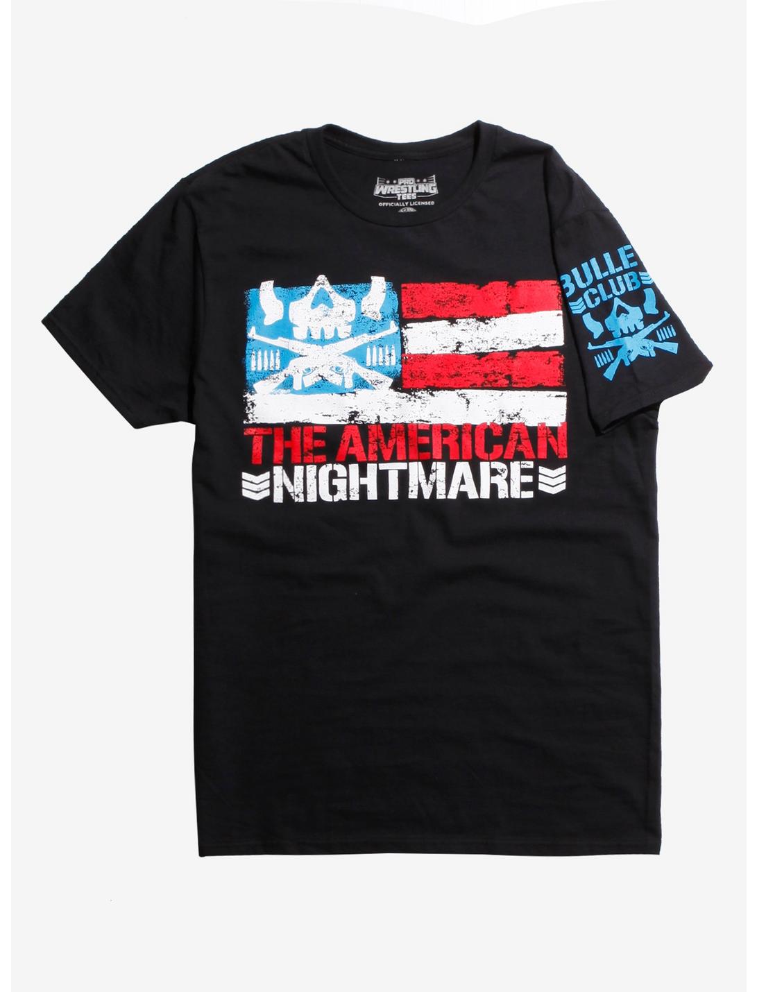 New Japan Pro-Wrestling Bullet Club Cody Flag T-Shirt, BLACK, hi-res