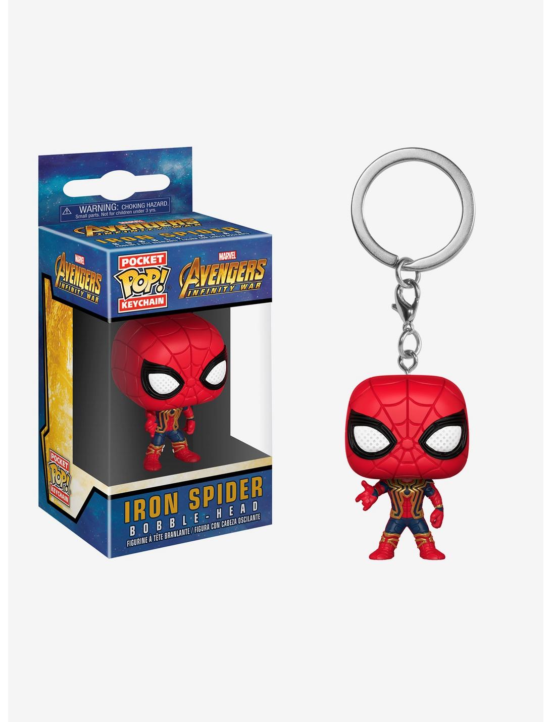 Funko Pocket Pop! Marvel Avengers: Infinity War Iron Spider Key Chain, , hi-res