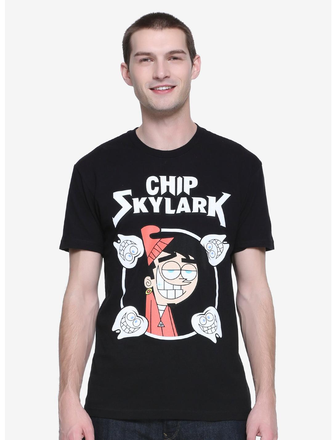 The Fairly OddParents Chip Skylark Tour T-Shirt - BoxLunch Exclusive, BLACK, hi-res